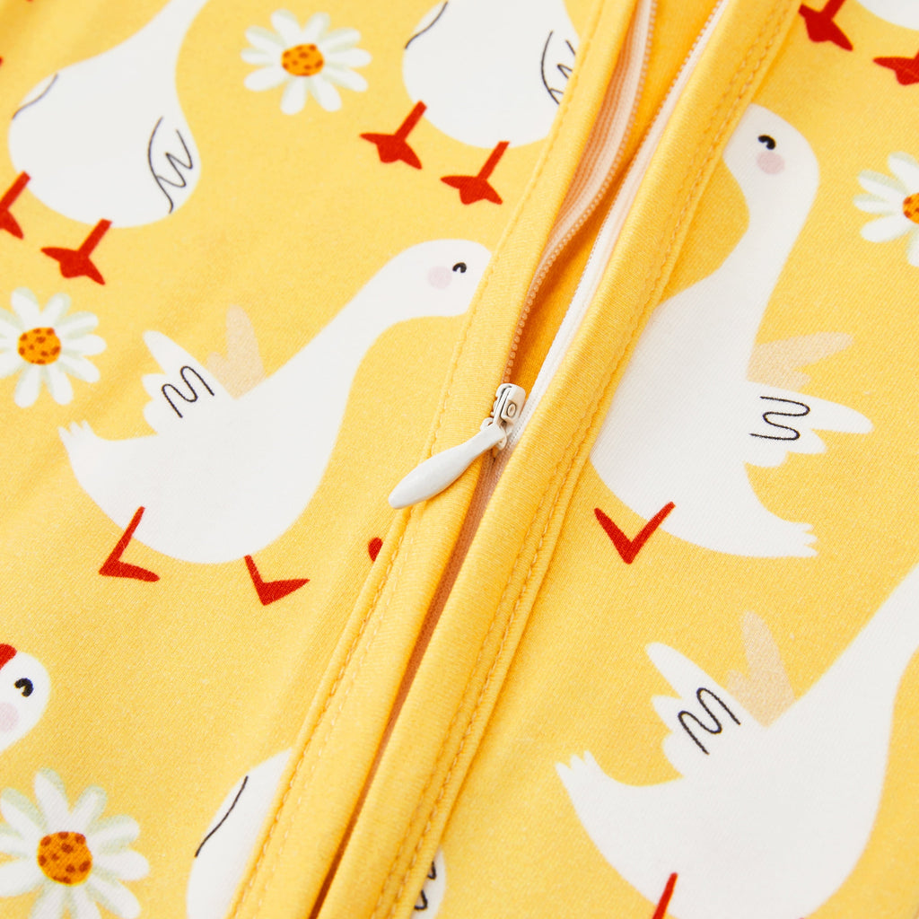 PatPat Baby Girl Clothes Unisex Viscose from Bamboo Footless Zip Sleepwear Long Sleeve Snug Fit Baby Pajamas for Newborn Infant Boys Girls Baby Gifts Sleeper 2Pack,0-3 Months