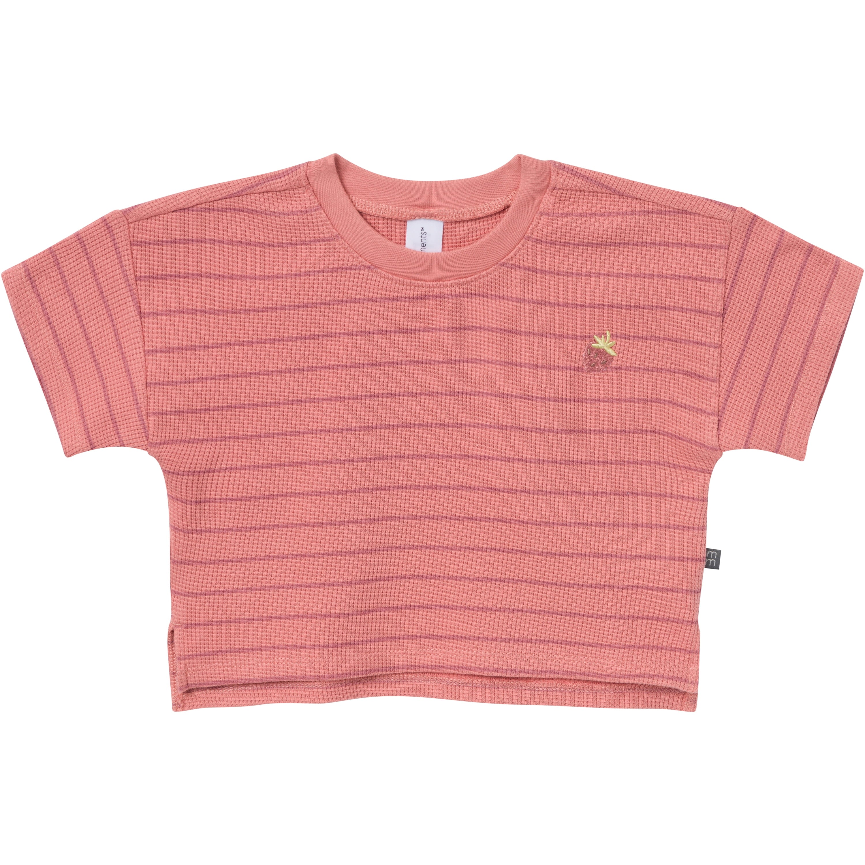 Modern Moments by Gerber Toddler Girl Oversized Dropshoulder Box Tops and Shorts, 4-Piece Outfit Set, Sizes 12 Months - 5T