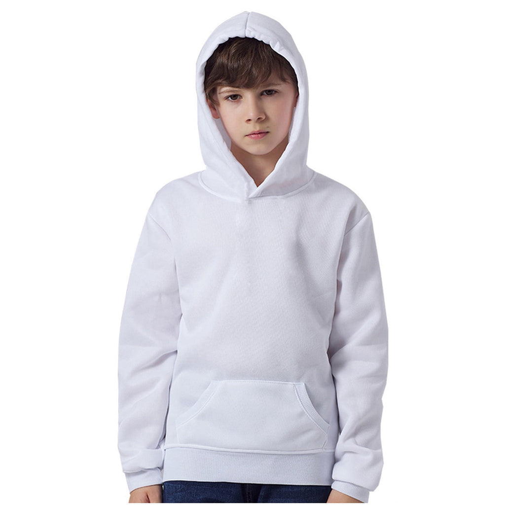 Posijego Toddler Baby Boys Girls Cotton Hoodie Sweatshirt Solid Color Long Sleeve Pullover Soft Casual Top