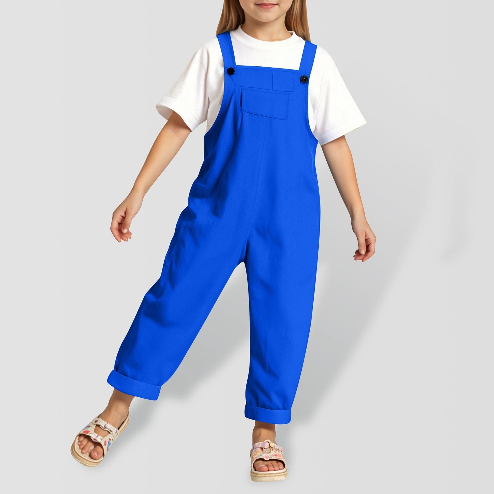 TBWNWG Stylish Girls Romper Jumpsuit Comfortable Casual Outfit for Kids for Everyday and Outdoor Activities,Sizes 13-14 Years