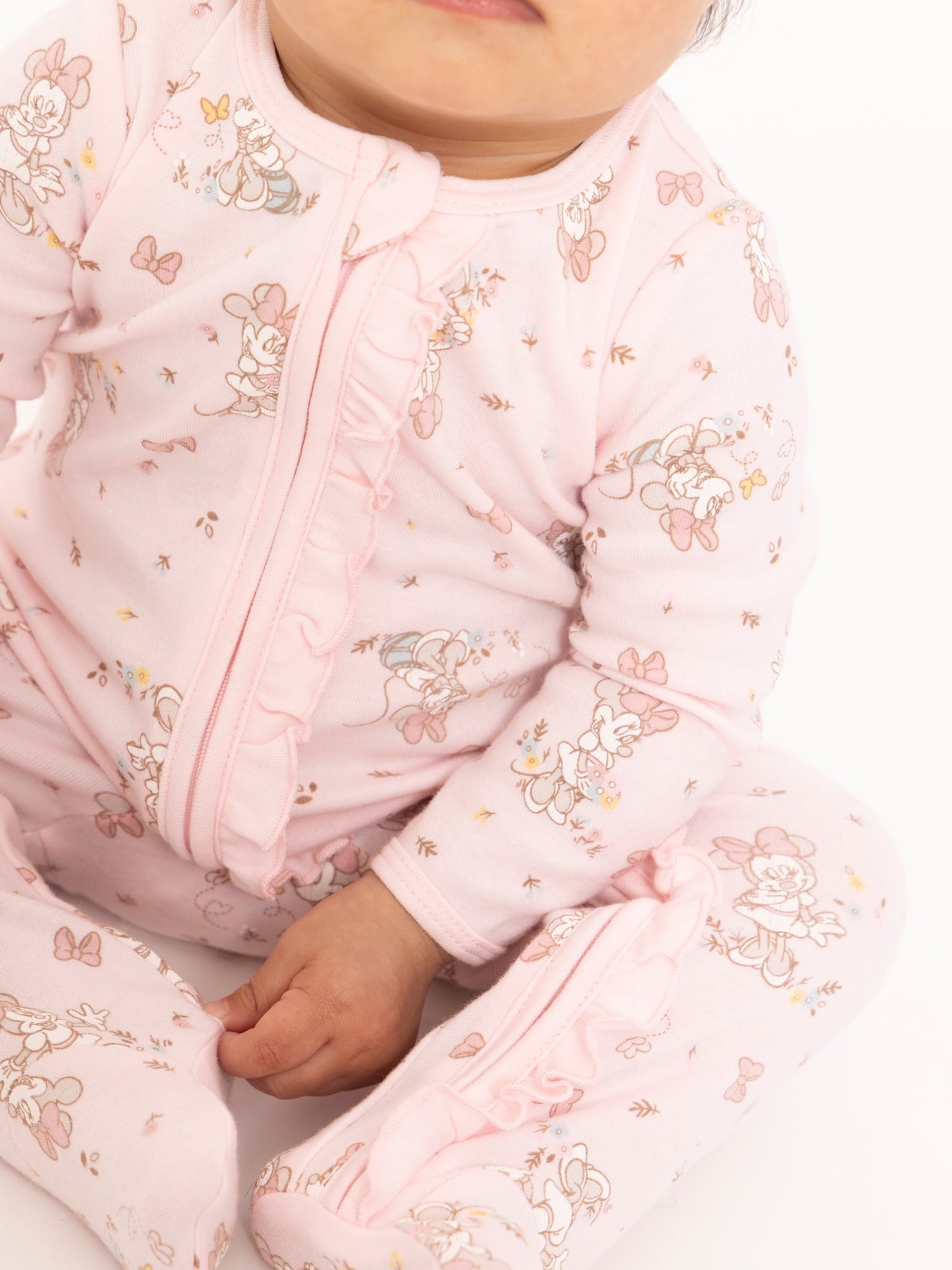 Disney Baby Wishes and Dreams Character Infant Baby Footed Sleep N Play, Sizes Preemie-6/9 Months