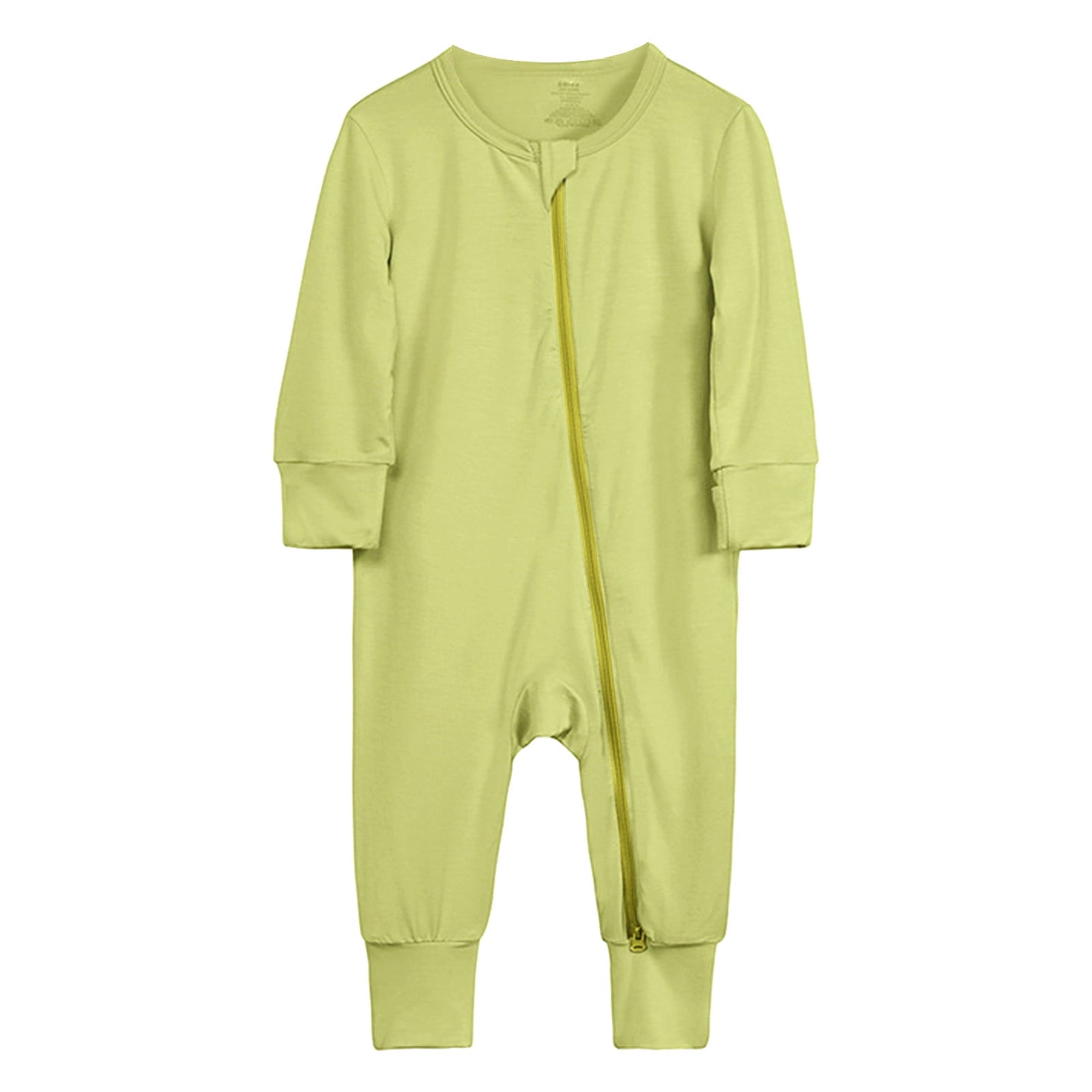 BJUTIR Baby Boy Bodysuits Baby Cotton Rompers Footless Pajamas Zipper Long Sleeve Sleeper Jumpsuit For 6-12 Months