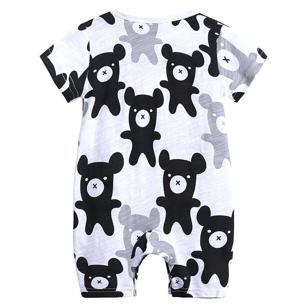 BJUTIR Baby Boy Bodysuits Baby Cotton Rompers Footless Pajamas Zipper Long Sleeve Sleeper Jumpsuit For 6-12 Months