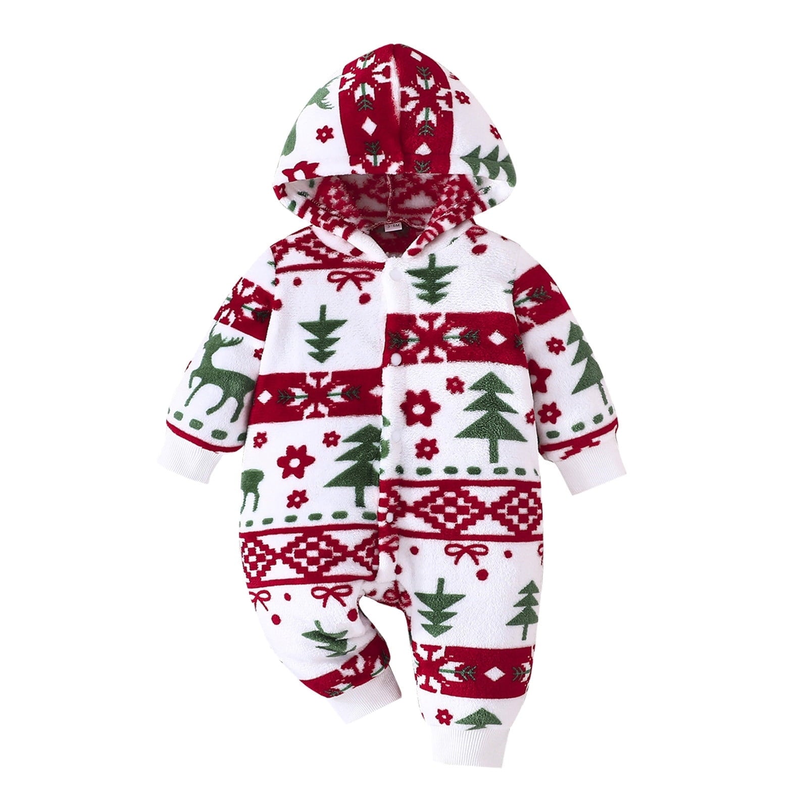 BJUTIR Baby Boy Bodysuits Baby Cotton Rompers Footless Pajamas Zipper Long Sleeve Sleeper Jumpsuit For 6-12 Months