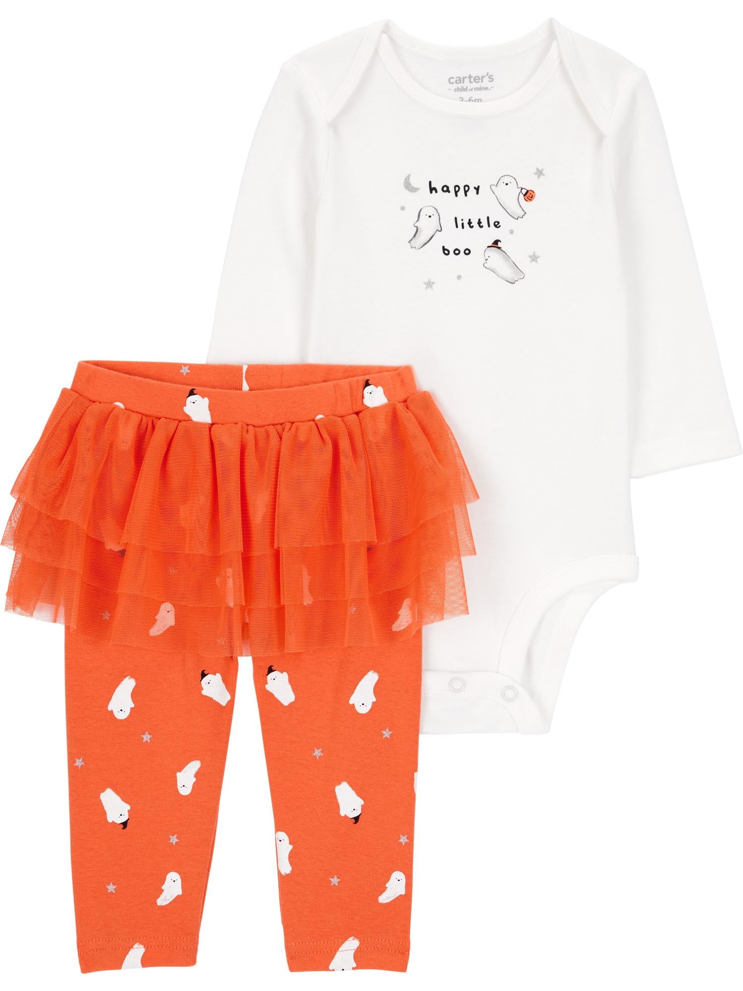 Carter's Child of Mine Baby Girl Halloween Outfit Set, 2-Piece, Sizes Newborn-12 Months
