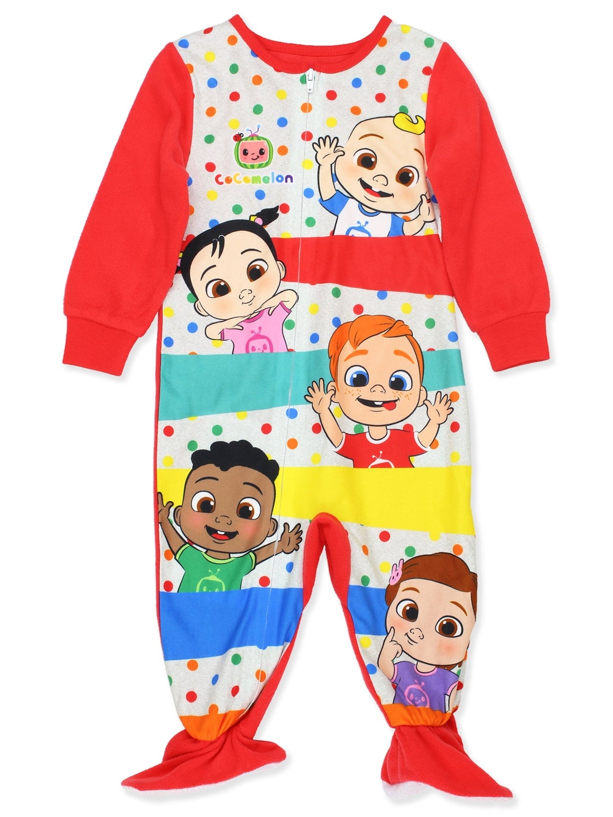 Cocomelon Toddler Infant Footed Blanket Sleeper Pajamas K254211CM