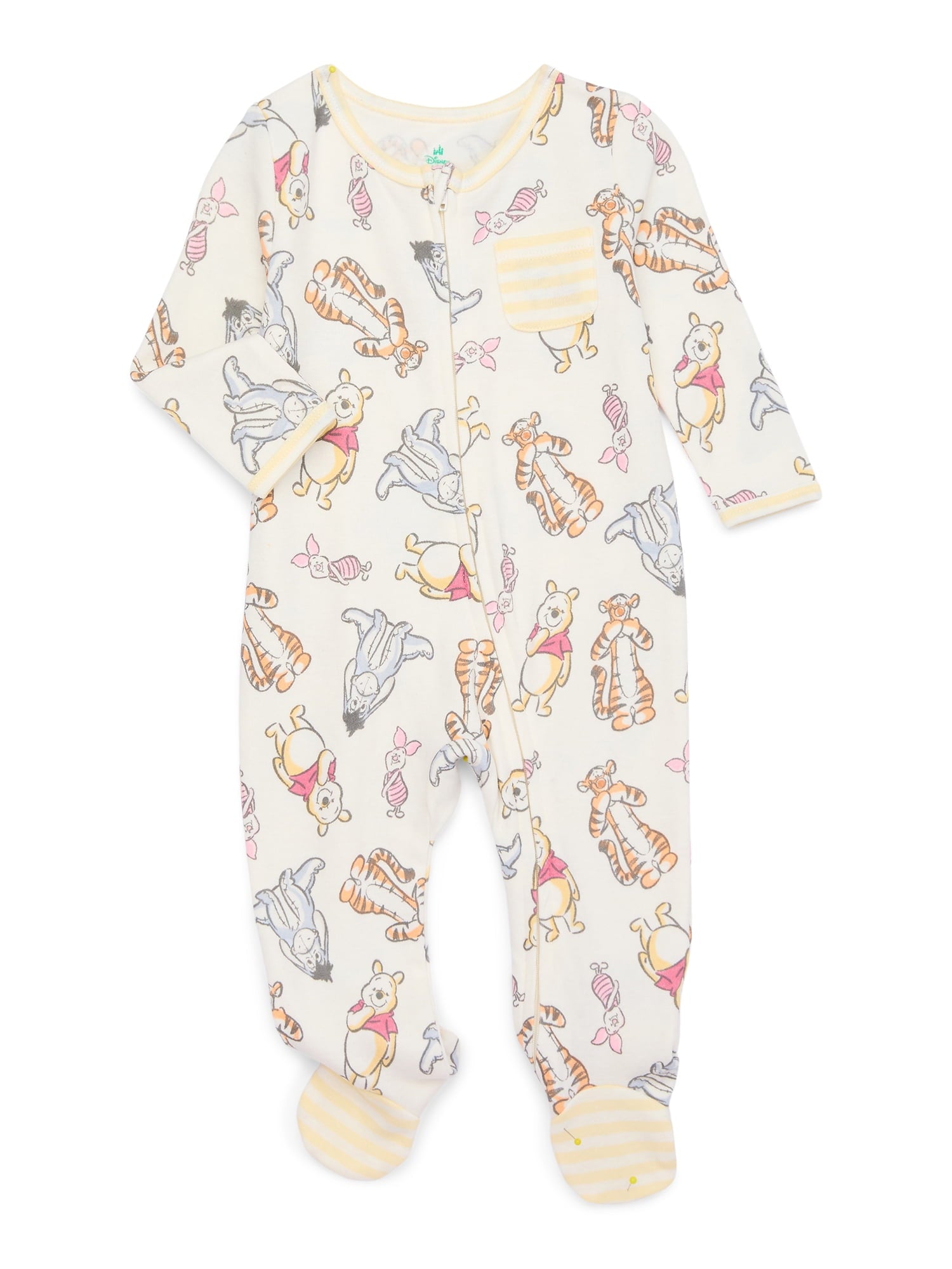 Disney Baby Wishes and Dreams Character Infant Baby Footed Sleep N Play, Sizes Preemie-6/9 Months