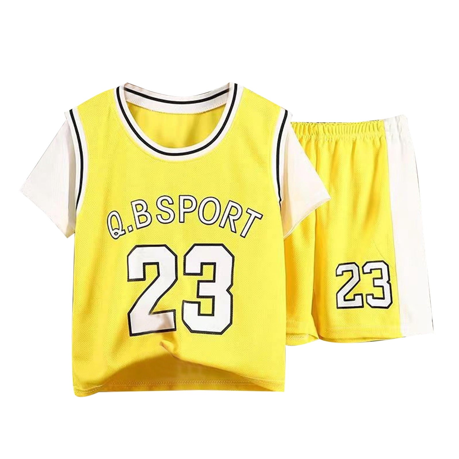 Toddler Basketball Jerseys for Kids Toddler Basketball Jersey Uniform For Boys Summer Sleeveless Mesh Breathable Quick Dry Activewear Black 2-3 Years