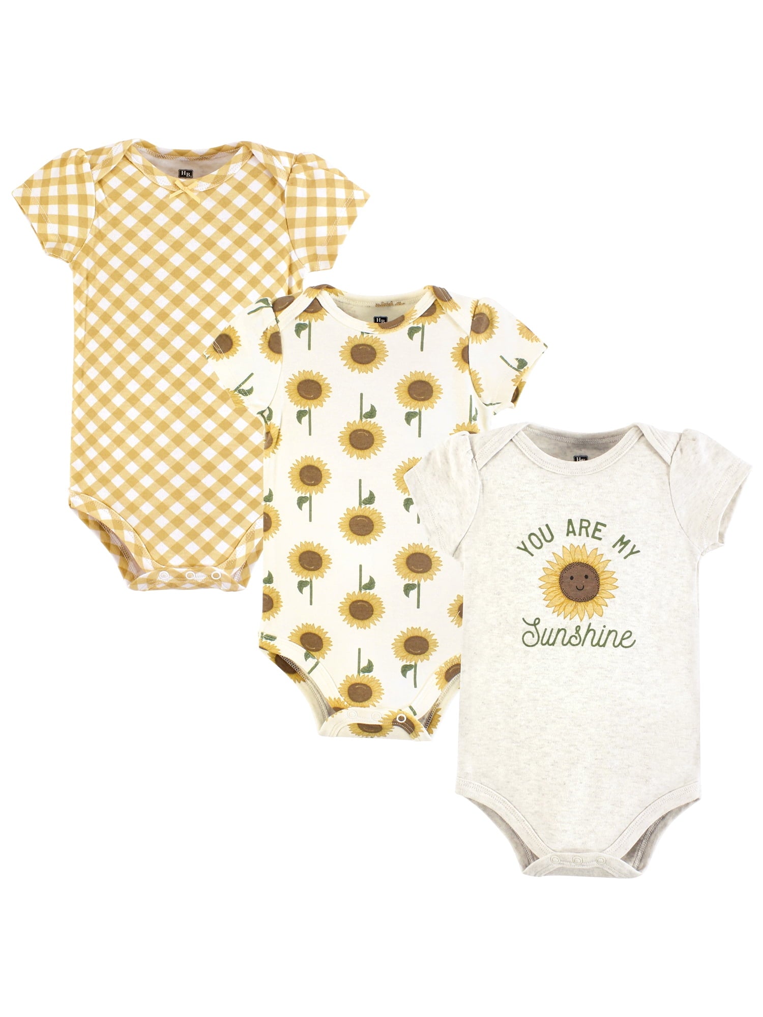 Hudson Baby Bodysuits, 3-Pack, Newborn-18 Months