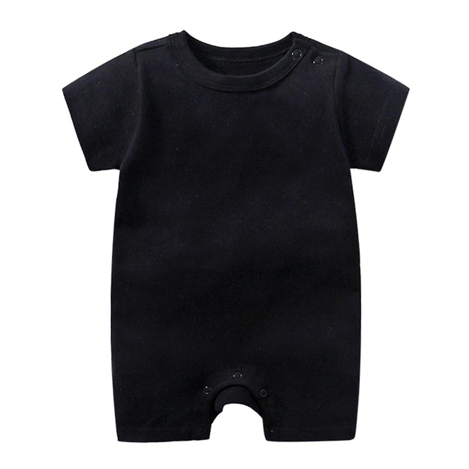 JUMESG Boy Baby Clothes Baby Cute design Bodysuit Short Sleeve One-Piece Baby Clothes for Boys 0 3 6 9 12 18 24 Months,Grey 3-6 Months