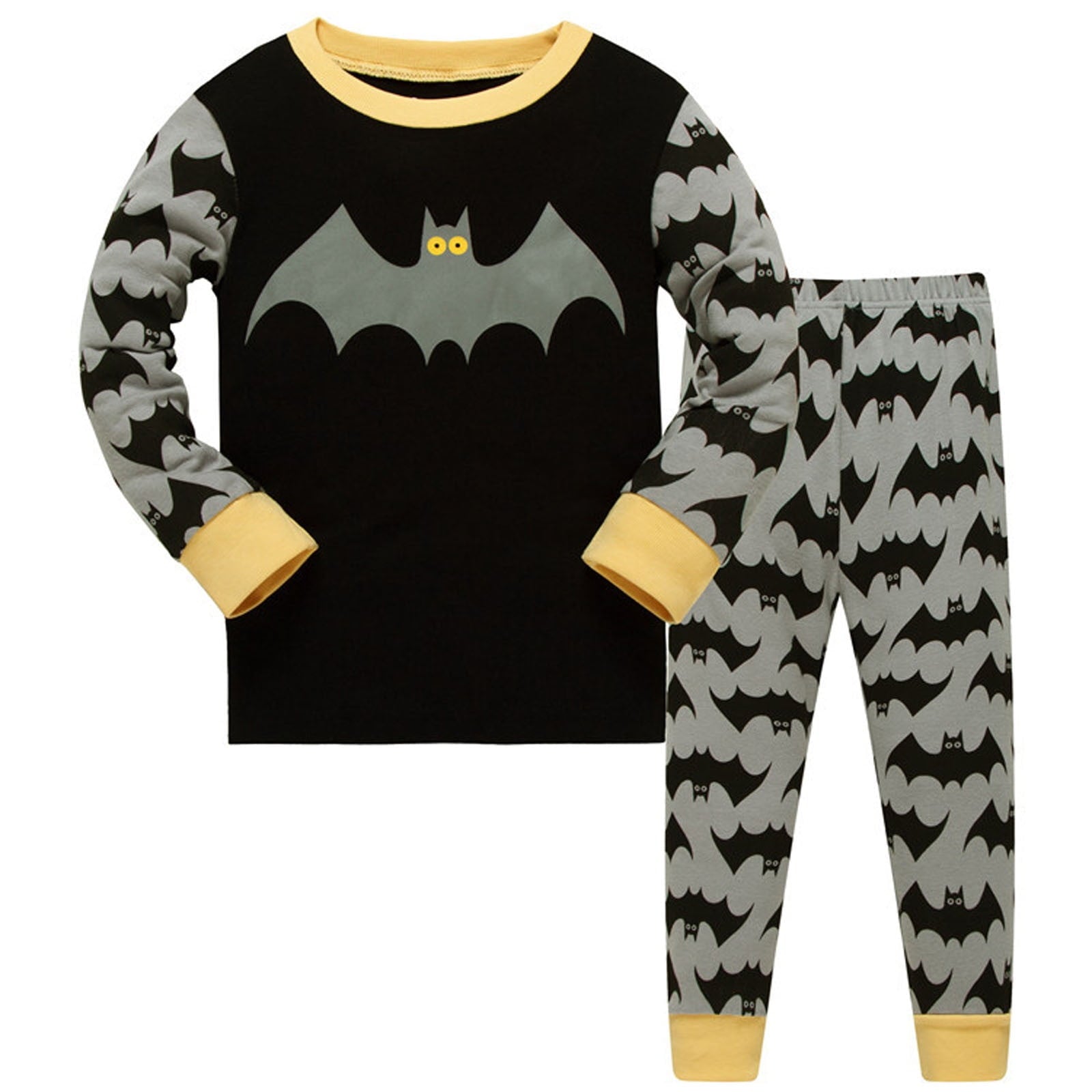 TBWNWG Trendy Girl's Cute Print Long Sleeve Top and Pants Outfit Set for Everyday Casual School and Outdoor Activities,Sizes 5-6 Years