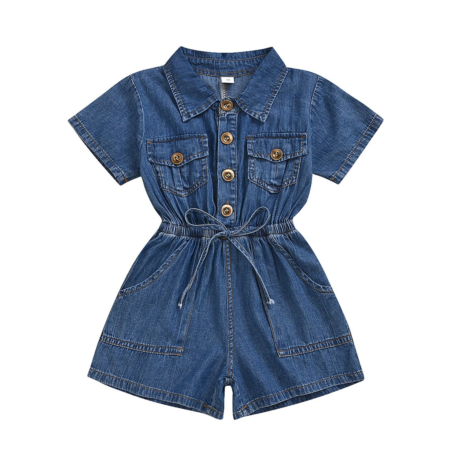 TBWNWG Stylish Girls Romper Jumpsuit Comfortable Casual Outfit for Kids for Everyday and Outdoor Activities,Sizes 13-14 Years