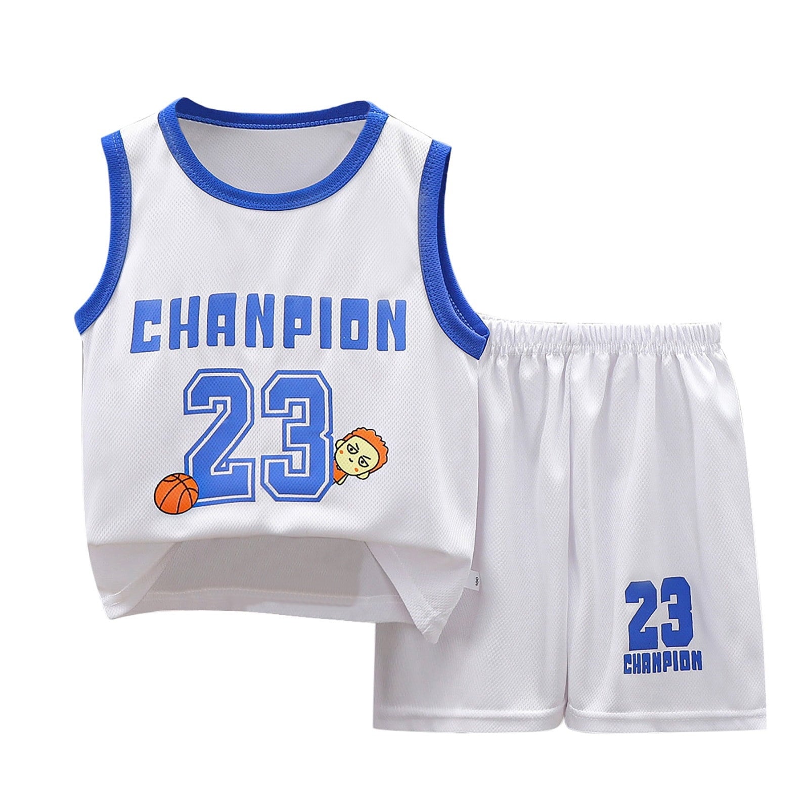 Toddler Basketball Jerseys for Kids Toddler Basketball Jersey Uniform For Boys Summer Sleeveless Mesh Breathable Quick Dry Activewear Black 2-3 Years