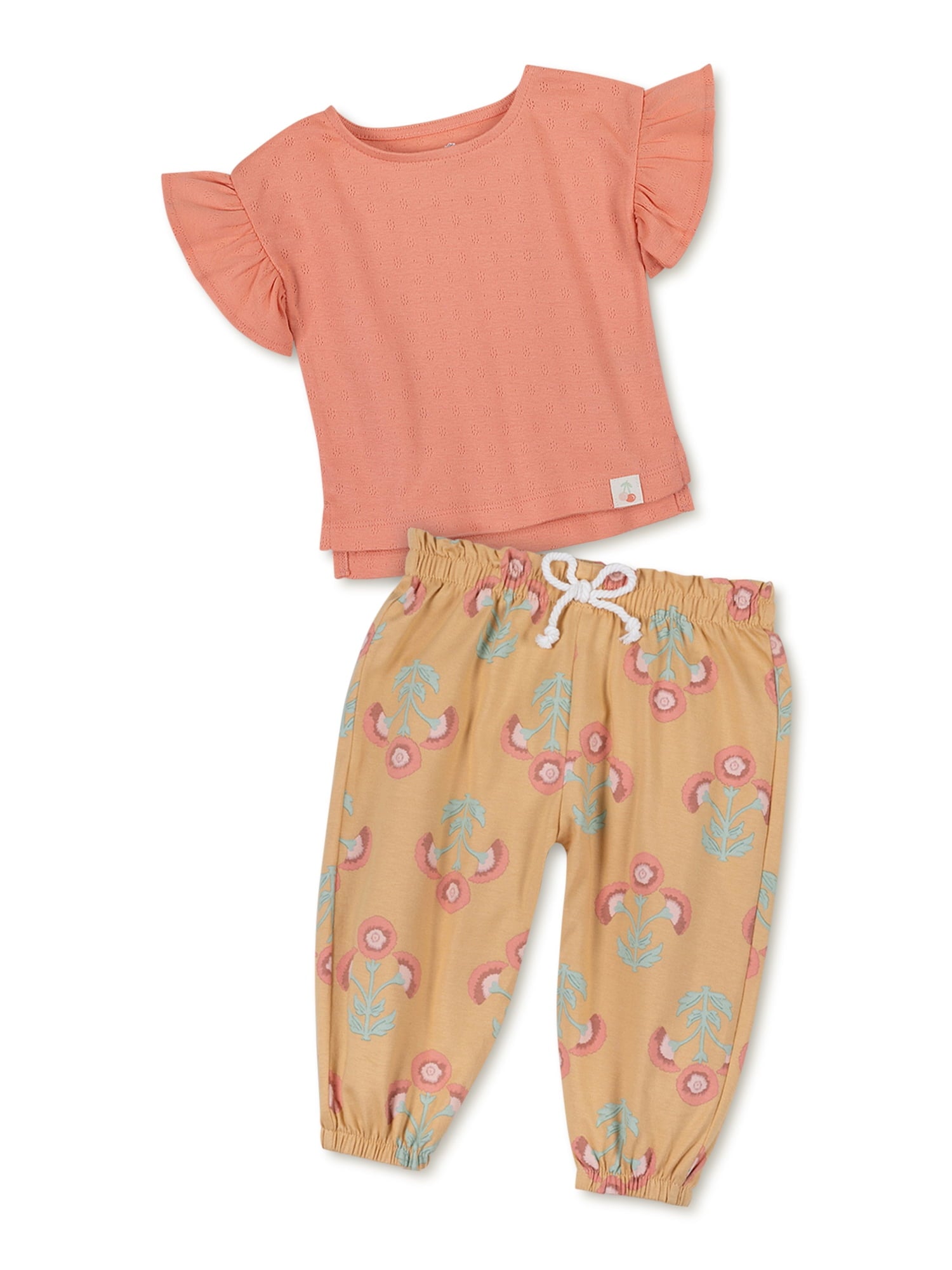 Little Star Organic Infant Girls 6PC Bundle Set, Sizes NB-24M