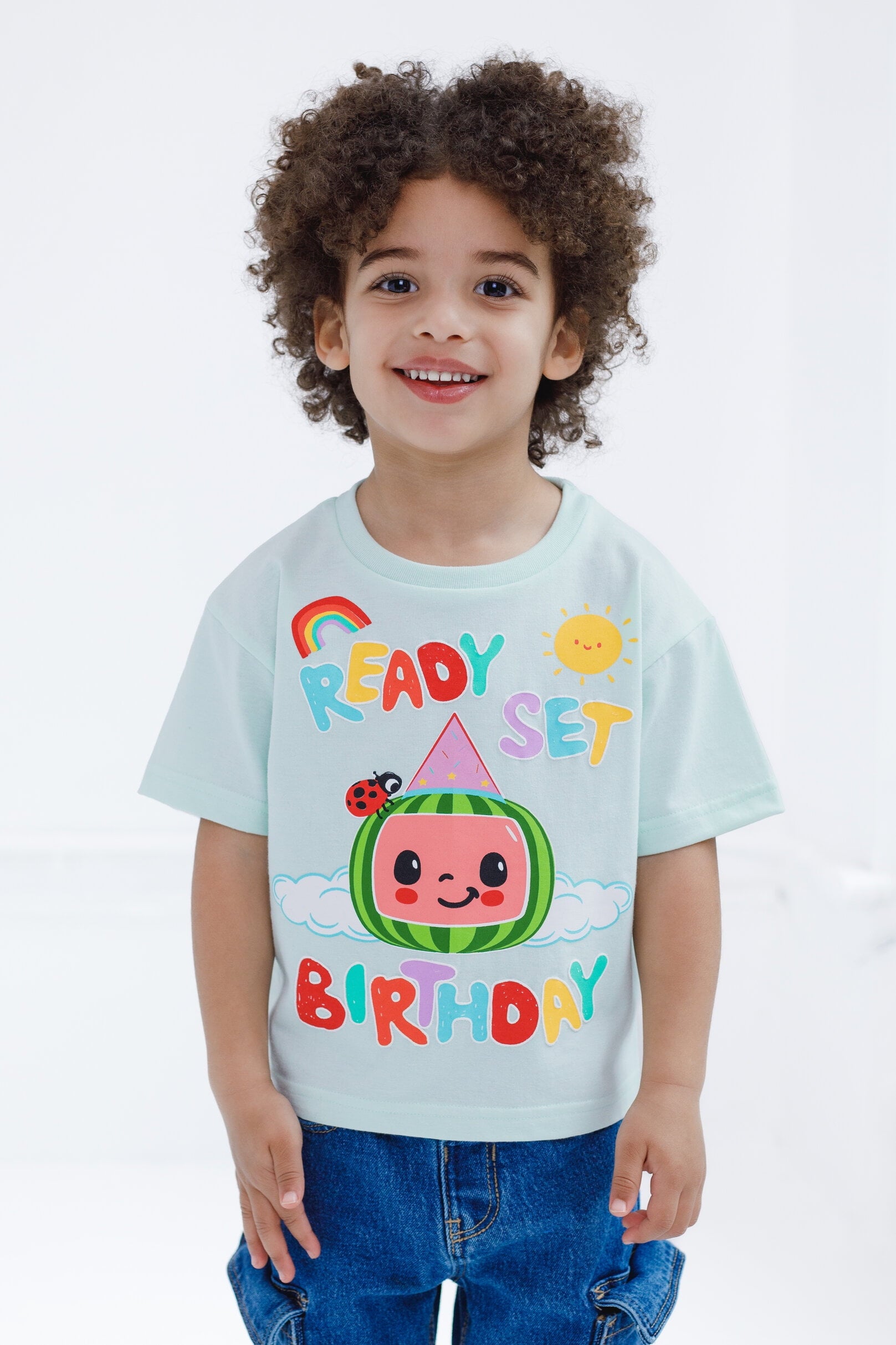 CoComelon Birthday Drop Shoulder T-Shirt Infant to Toddler