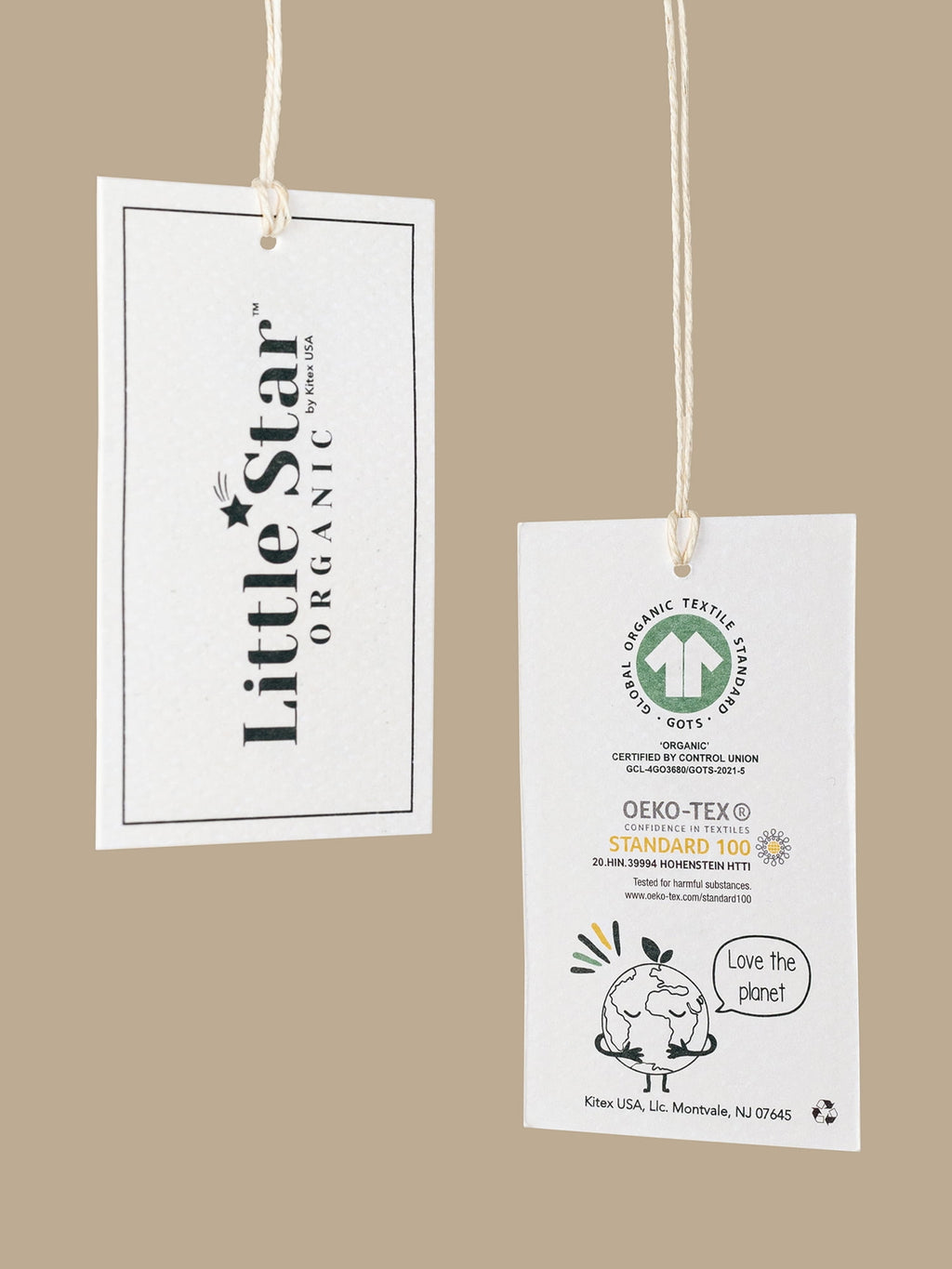 Little Star Organic Infant Girls 6PC Bundle Set, Sizes NB-24M