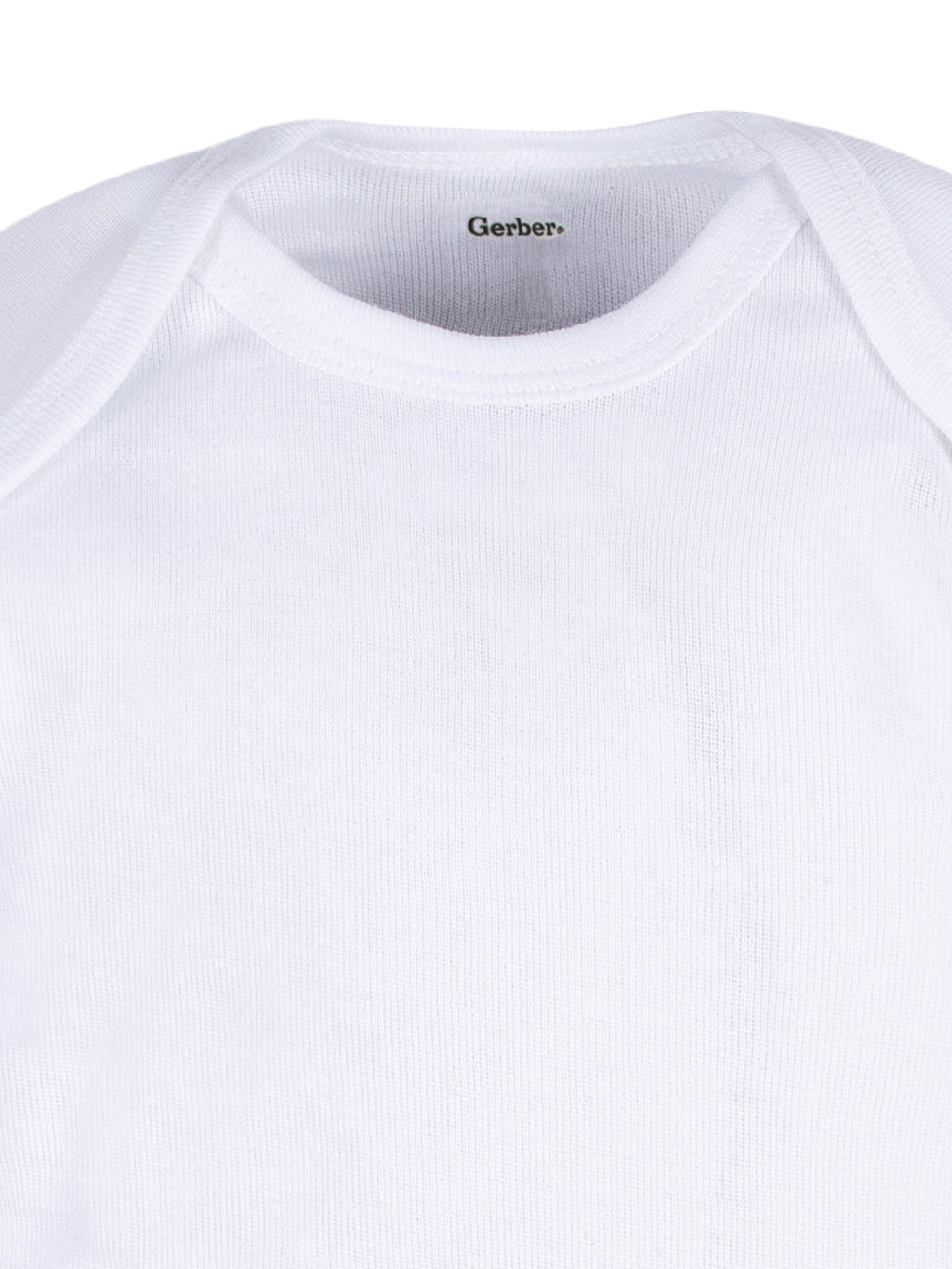 Gerber Gender Neutral Leisure White Long Sleeve Cotton Bodysuit, 3-Pack, Sizes Preemie - 24 Months